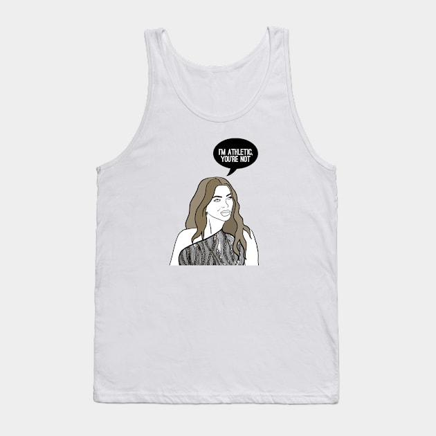 Athletic Tank Top by Katsillustration